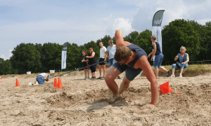 expeditie robinson op het strand